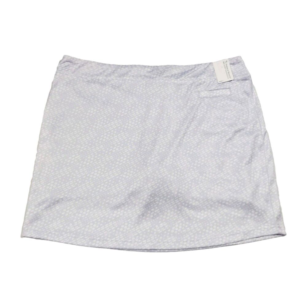 NEW Pebble Beach Lavender Golf Skort L Performance Pickleball Tennis Miniskirt